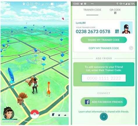 friendship codes for pokemon go